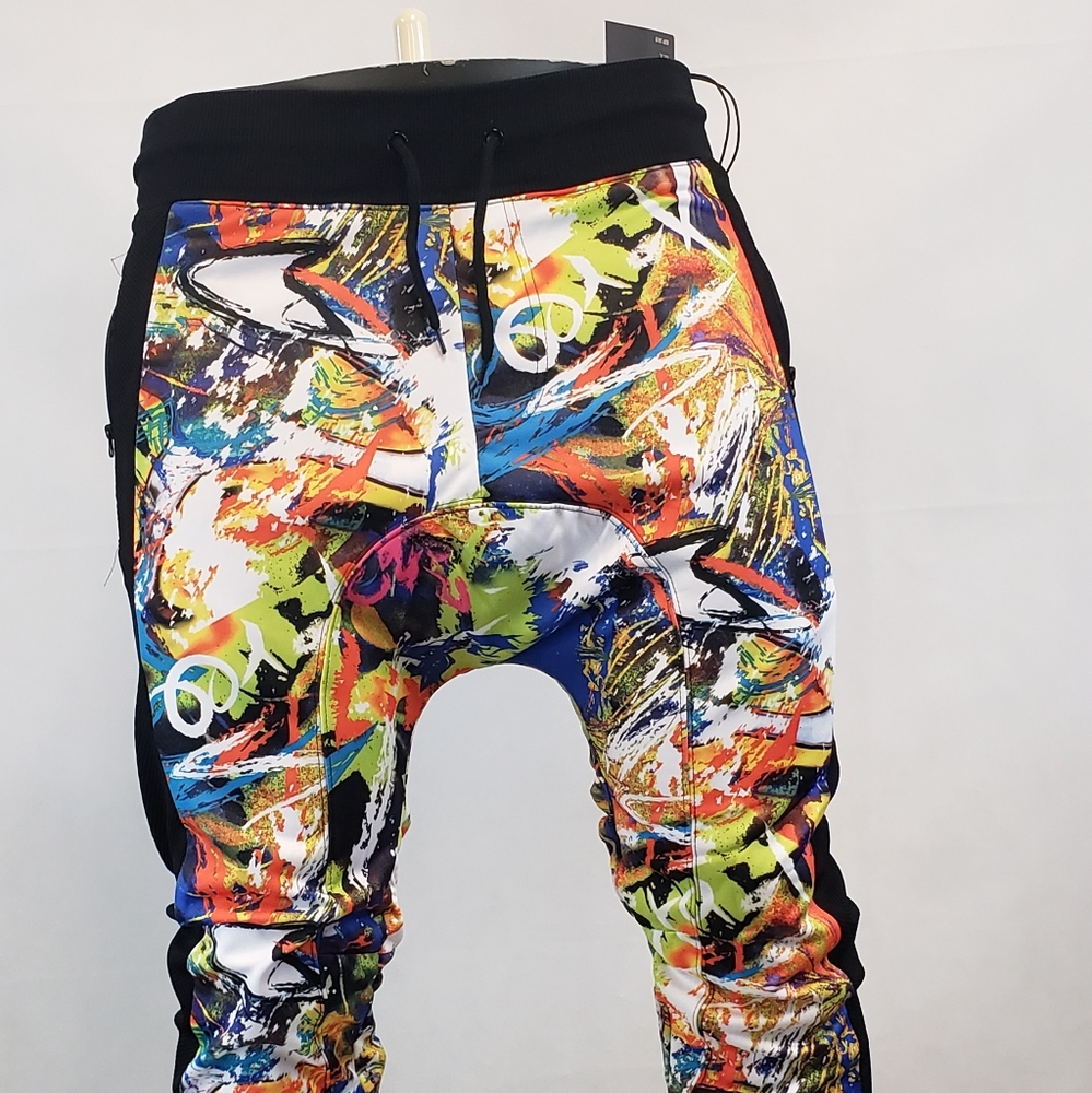 Multicolored men joggers